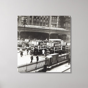 Victoria Station, 1920s Canvas Print