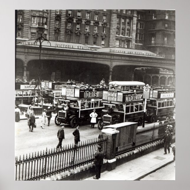 Victoria Station, 1920s Poster (Front)