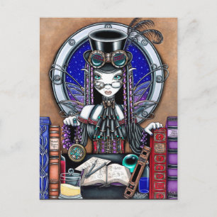 Victoria Steam Punk Faerie Postcard