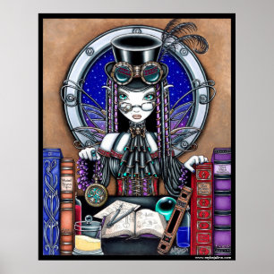 Victoria Steam Punk Faerie Poster