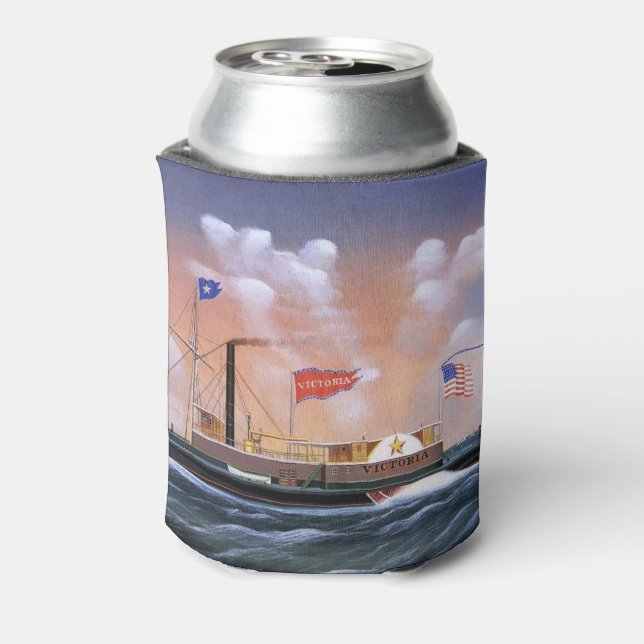 Victoria steam tug 1859 can cooler (Can Back)