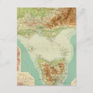 Victoria & Tasmania Postcard