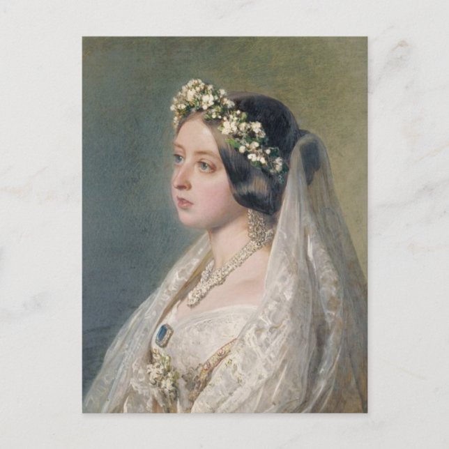 Victoria the Bride Postcard (Front)