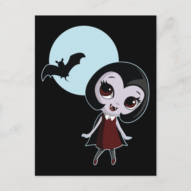 Victoria the Vampire Postcard (Front)