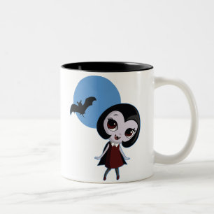 Victoria the Vampire Two-Tone Coffee Mug