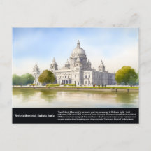 Victorial Memorial Kolkata Watercolor Painting