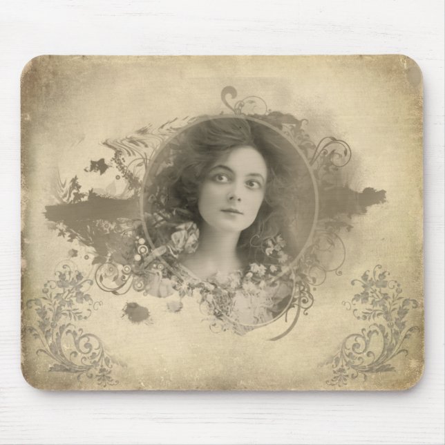 Victorian Actress Miss Doro Mousepad (Front)