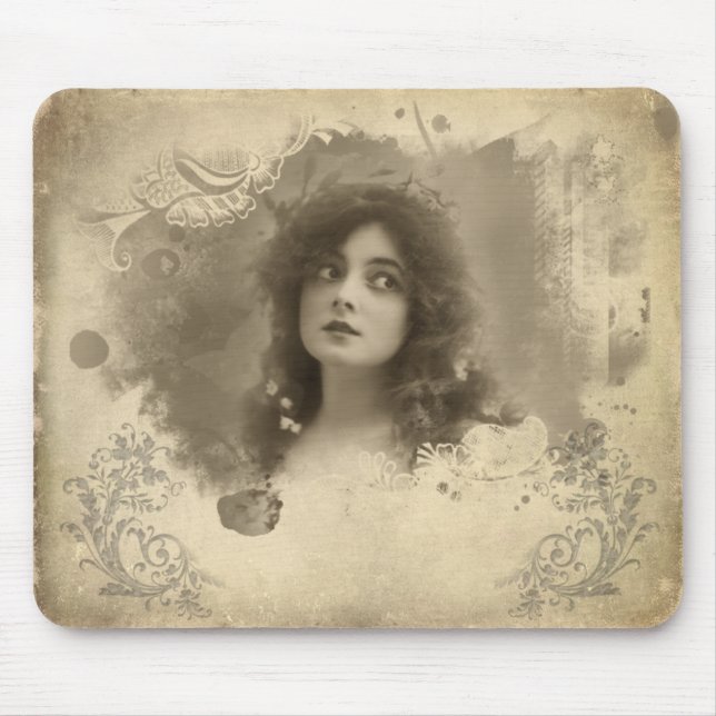Victorian Actress Miss Doro Mousepad (Front)