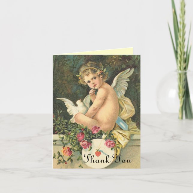 Victorian Angel Carte de remerciements (Devant)