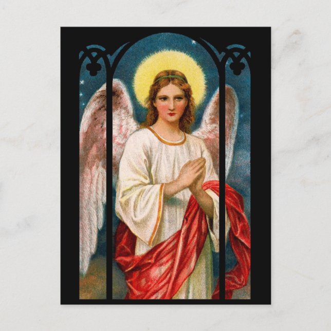 Victorian Angel Christmas Postcards (Front)
