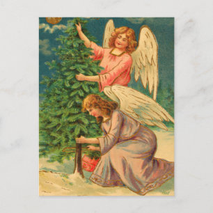 Victorian Angel Christmas Postcards