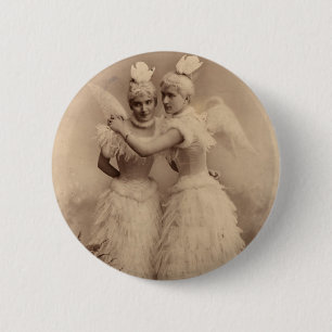Victorian Angels 2 Inch Round Button