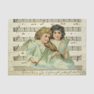 Victorian Angels Violin and Sheet Music