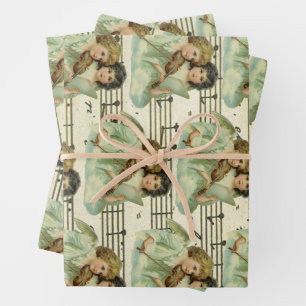 Victorian Angels Violin and Sheet Music