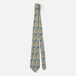 Victorian Angels with a Cross, Vintage Easter Tie