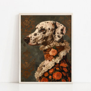 Victorian Animal Portrait, Dressed Dog Prints, Lad Poster