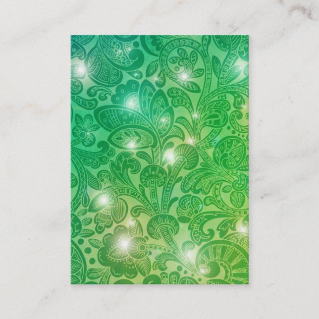 Victorian Arabesque, ALAMEDA Business Card (Front)