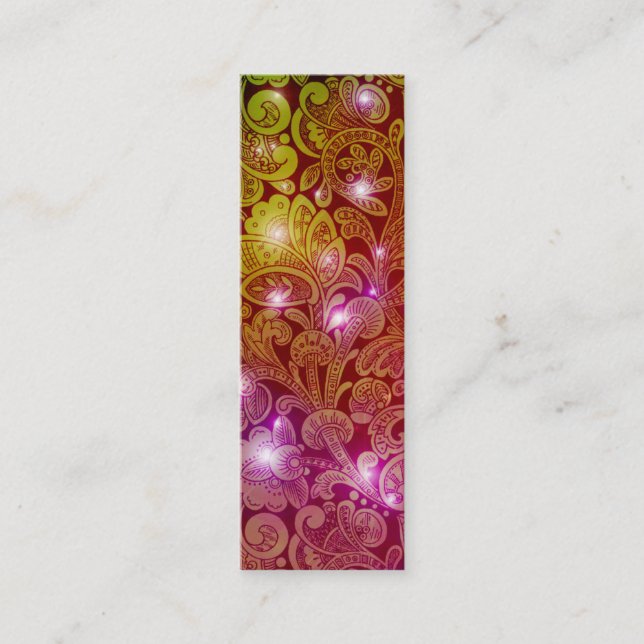 Victorian Arabesque, ALAMEDA Mini Business Card (Front)
