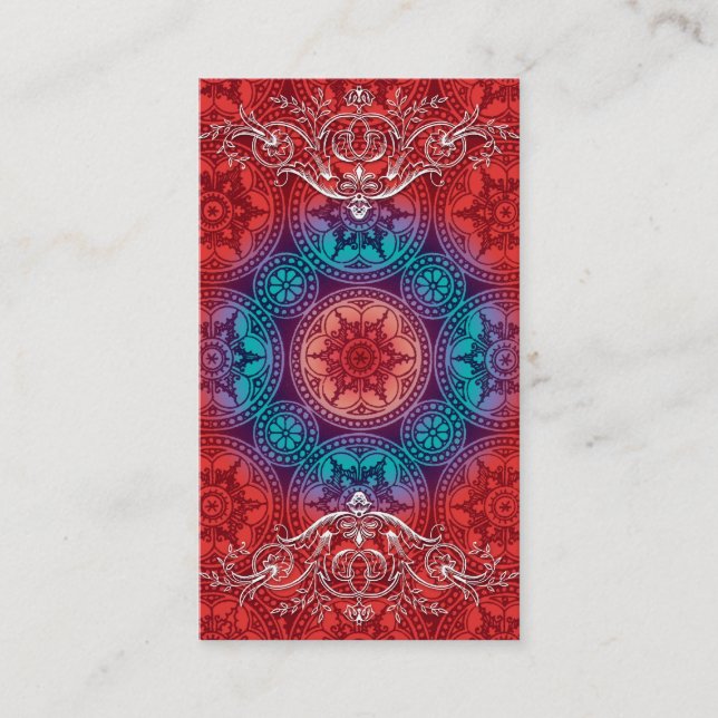 Victorian Arabesque, GLORIOSA Business Card (Front)