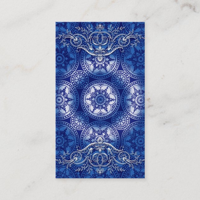 Victorian Arabesque, GLORIOSA Business Card (Front)