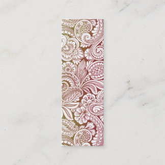 Victorian Arabesque, HALYDON Mini Business Card