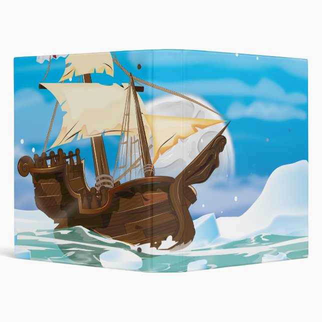 Victorian Arctic Ship exploring Binder (Background)