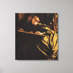 Victorian Art, Painter's Honeymoon by Leighton Canvas Print