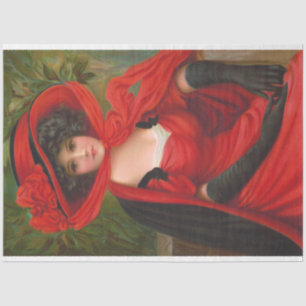 Victorian Art Print Decoupage Decoupaging Tissue Paper