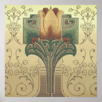 Victorian arts and crafts flower