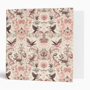 Victorian Aviary: A Pastel Pink Garden Binder