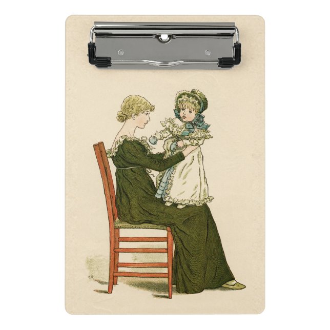 Victorian Baby Greenaway Mother Mini Clipboard (Front)