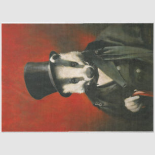 Victorian Badger Tissue Paper