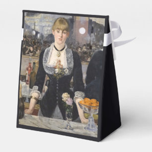 Victorian Barmaid Girl at Folies Bergere, France Favor Box