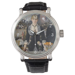 Victorian Barmaid Girl at Folies Bergere, France Watch