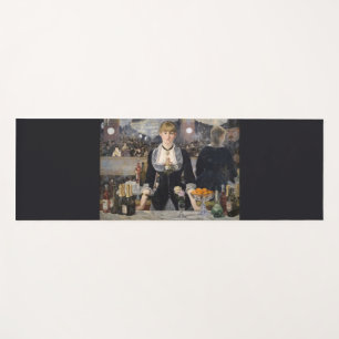 Victorian Barmaid Girl at Folies Bergere, France Yoga Mat