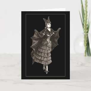 Victorian Bat - Card #2 (Customize)