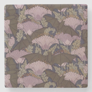 Victorian Bat  Stone Coaster