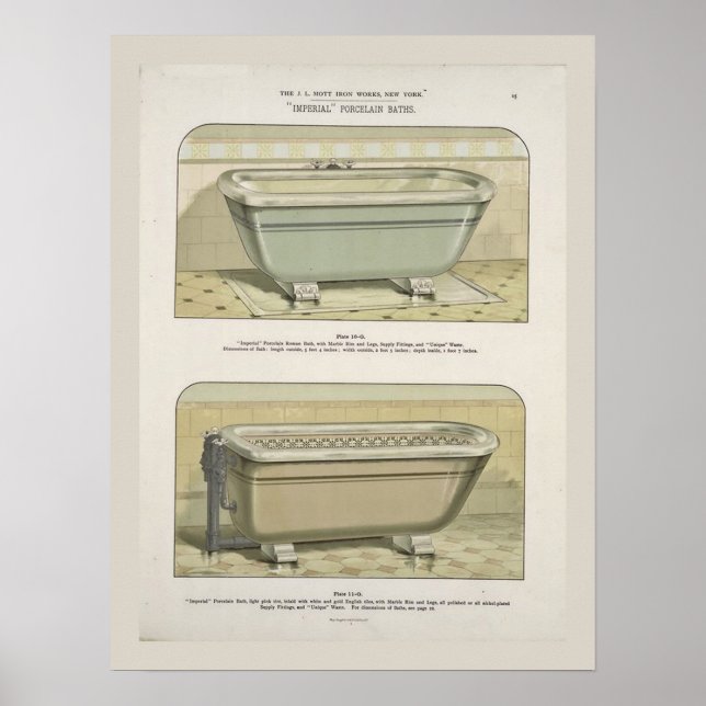Victorian Bath Poster (Front)