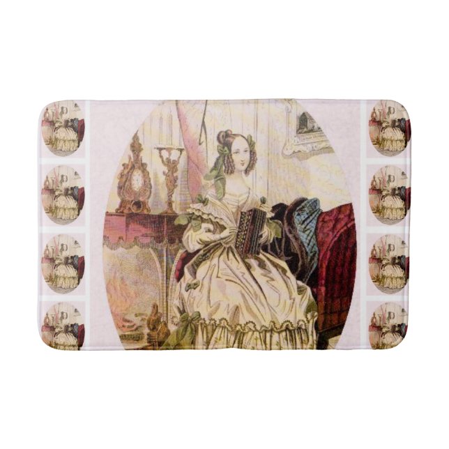 Victorian Bathroom Bathmat (Front)