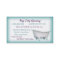Victorian Bathtub Business card- customize