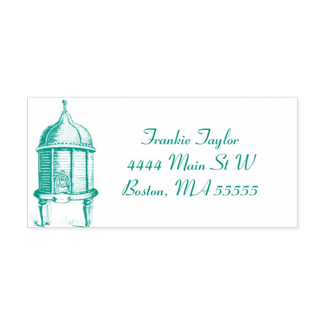 Victorian Beehive Personalized Self-inking Stamp (Design)