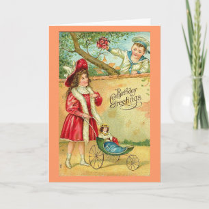 Victorian birthday card