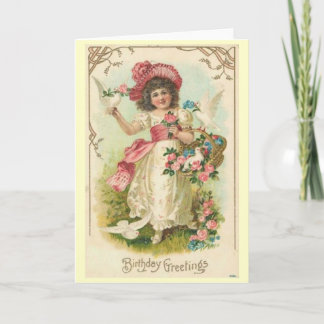 Victorian birthday card