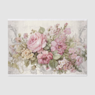 Victorian Blooms Nostalgic Floral Tissue Paper