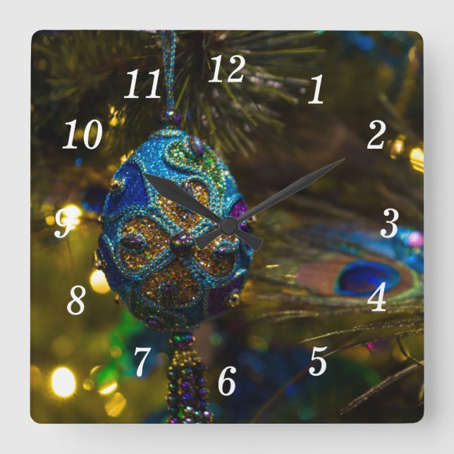Victorian Blue Wall Clock (Front)