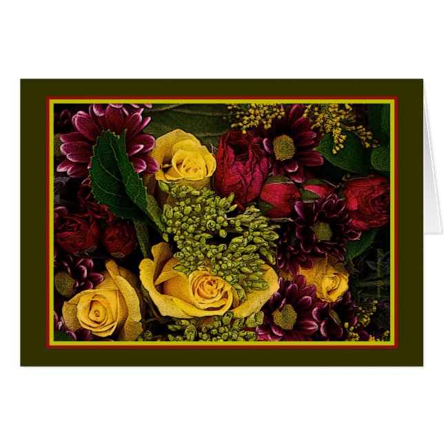 Victorian Bouquet: Card (Front Horizontal)
