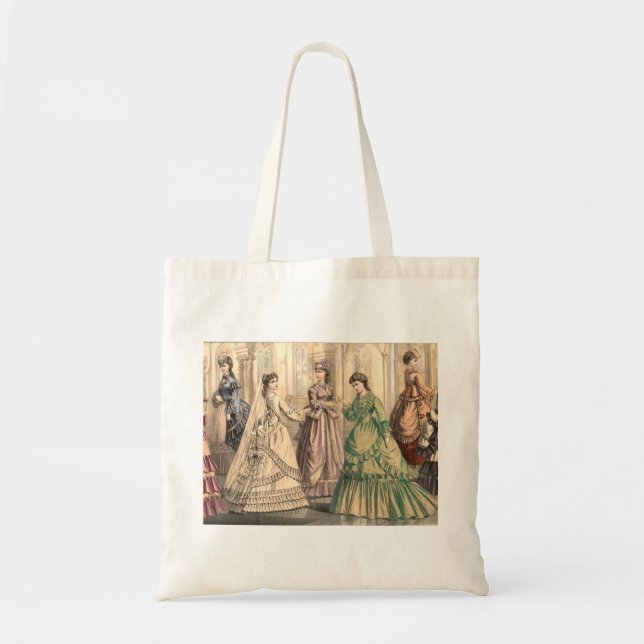 Victorian Bride and Attendants Tote Bag (Front)