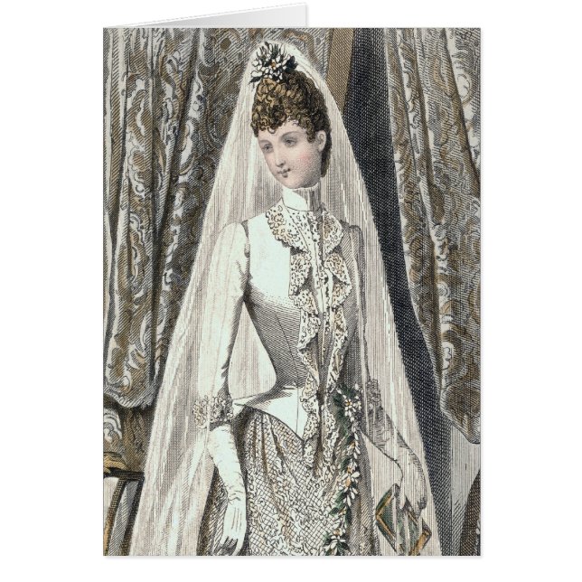 Victorian Bride Card (Front)