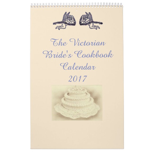 Victorian Bride's Cookbook Calendar (Cover)