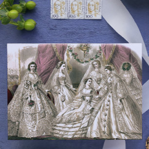 Victorian Brides Postcard